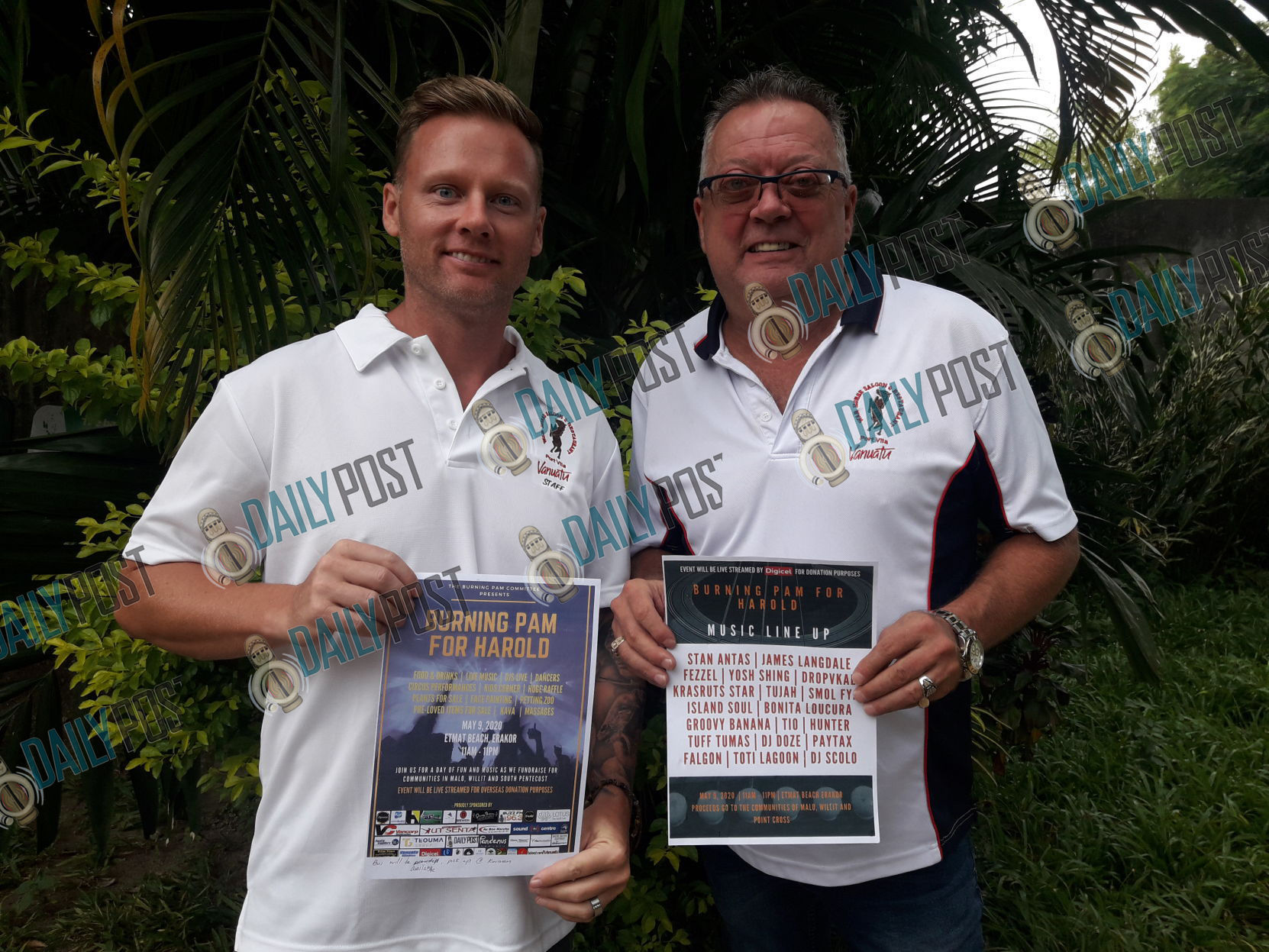 ‘Burning Pam for Harold’ event to support TC Harold victims